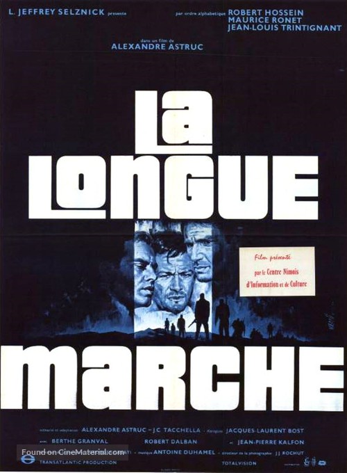 La longue marche - French Movie Poster