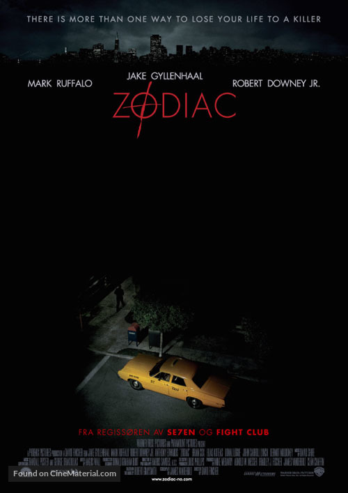 Zodiac - Norwegian Movie Poster