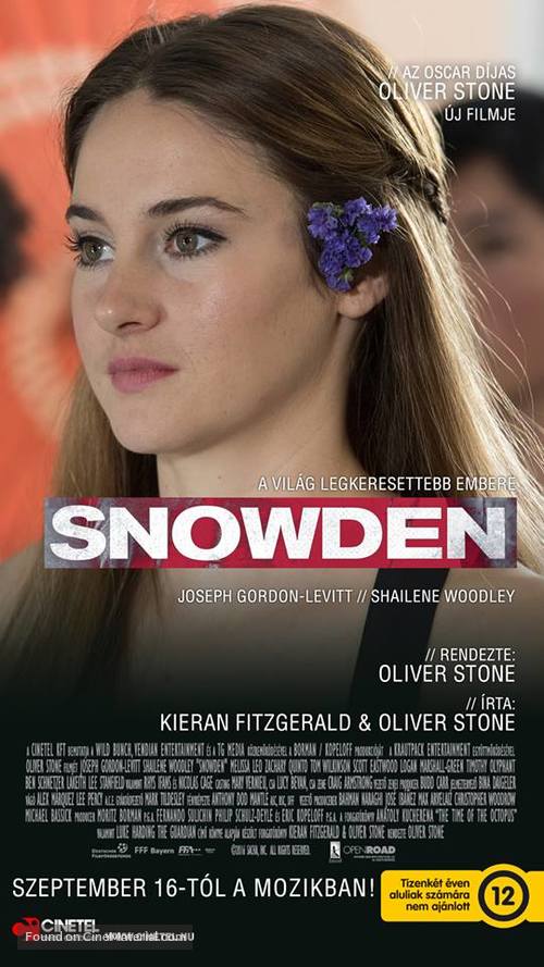 Snowden - Hungarian Movie Poster