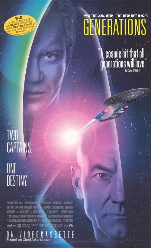 Star Trek: Generations - Video release movie poster