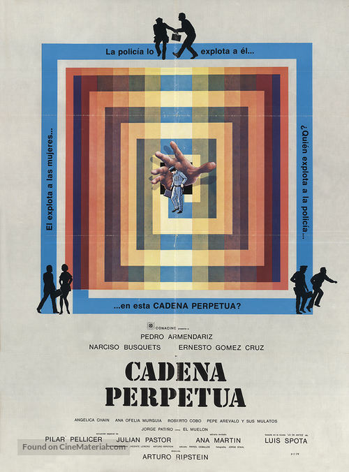 Cadena perpetua - Mexican Movie Poster