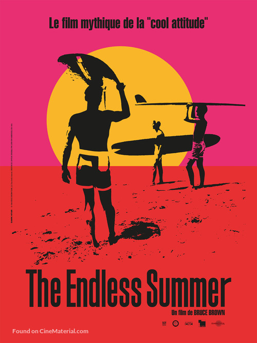 The Endless Summer - French Re-release movie poster