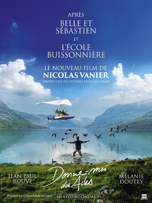 Donne-moi des ailes - French Teaser movie poster