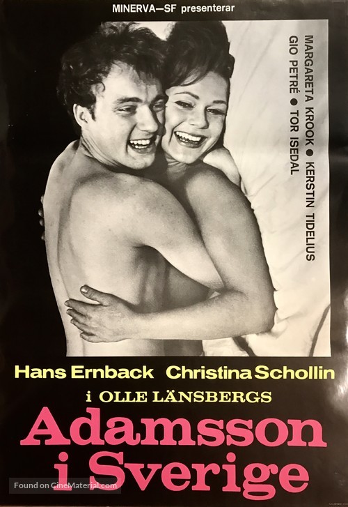 Adamsson i Sverige - Swedish Movie Poster