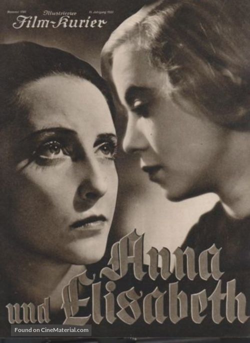 Anna und Elisabeth - German poster