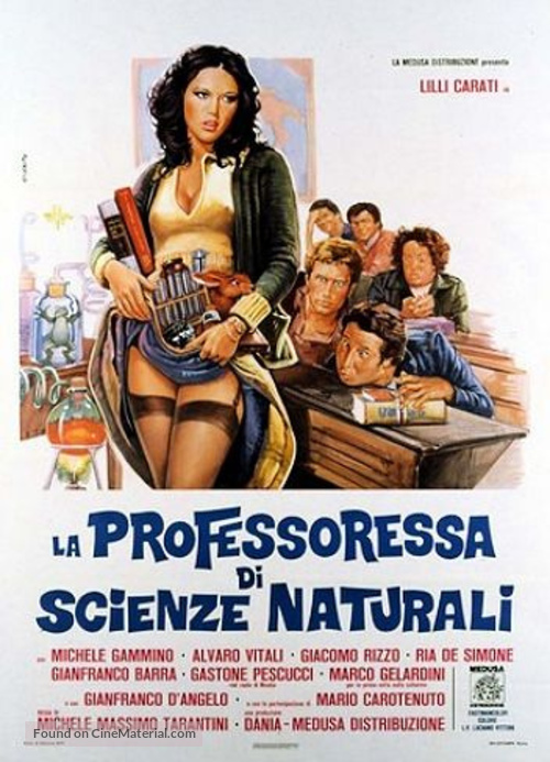 La professoressa di scienze naturali - Italian Movie Poster