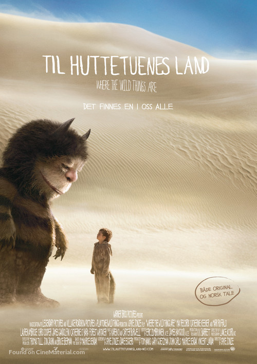 Where the Wild Things Are - Norwegian Movie Poster