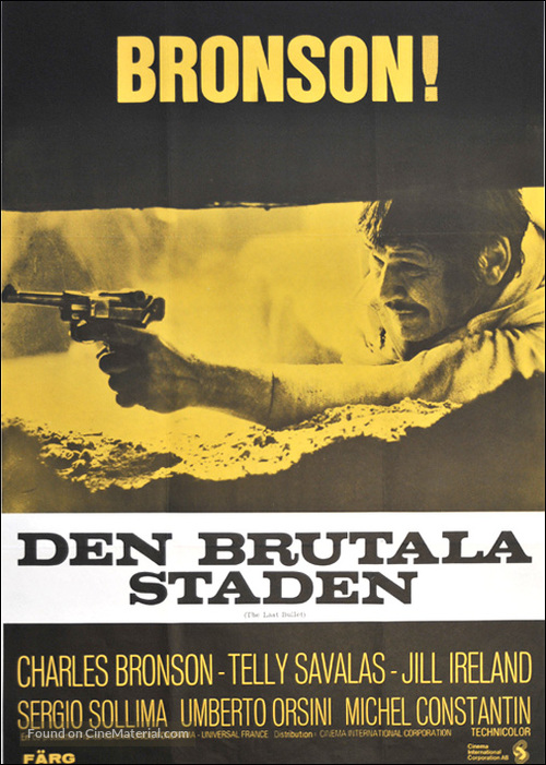 Citt&agrave; violenta - Swedish Movie Poster