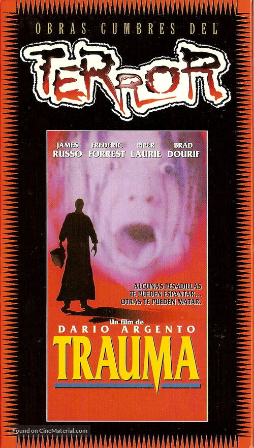 Trauma - Argentinian VHS movie cover