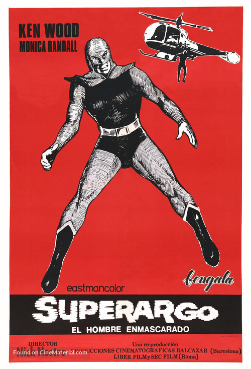 Superargo contro Diabolikus - Spanish Movie Poster