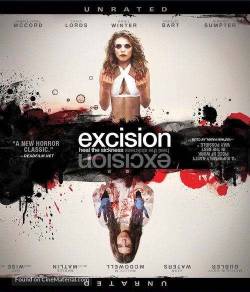 Excision - Blu-Ray movie cover