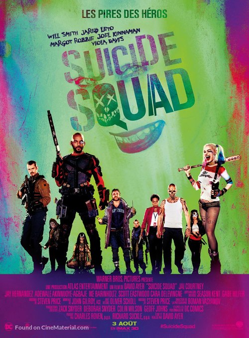 Suicide Squad - French Movie Poster