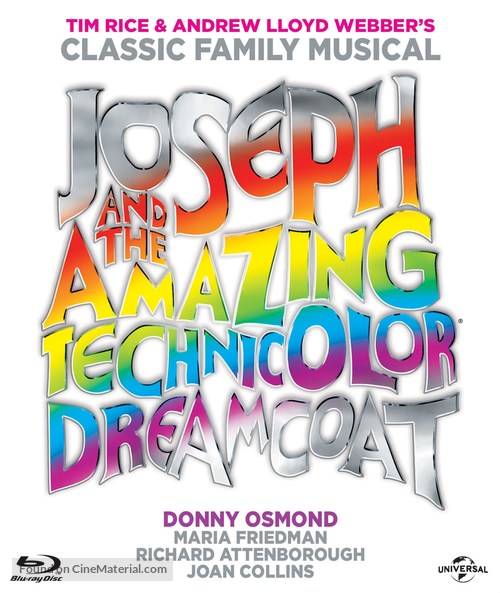 Joseph and the Amazing Technicolor Dreamcoat - Blu-Ray movie cover