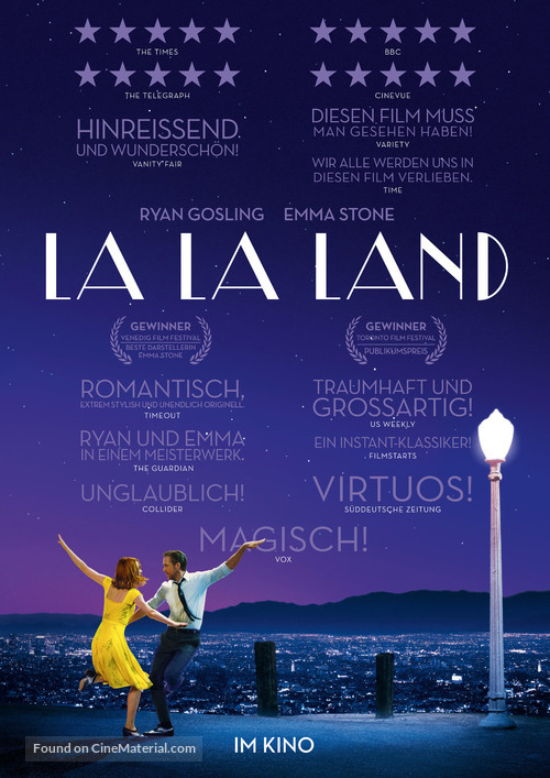 La La Land - German Movie Poster