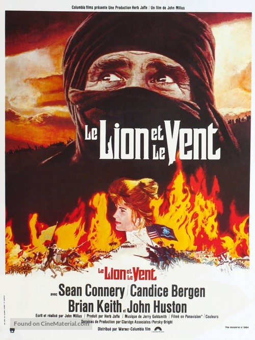 The Wind and the Lion - French Movie Poster