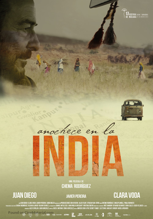 Anochece en la India - Spanish Movie Poster