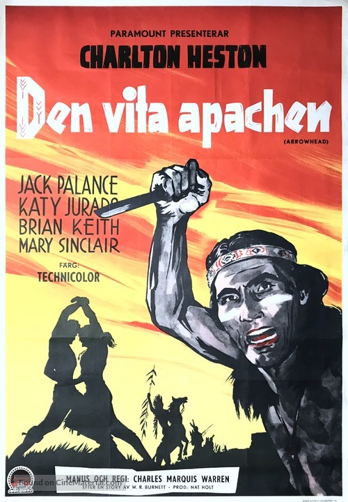 Arrowhead - Swedish Movie Poster