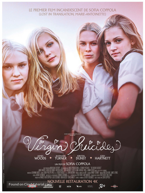 The Virgin Suicides - French Re-release movie poster