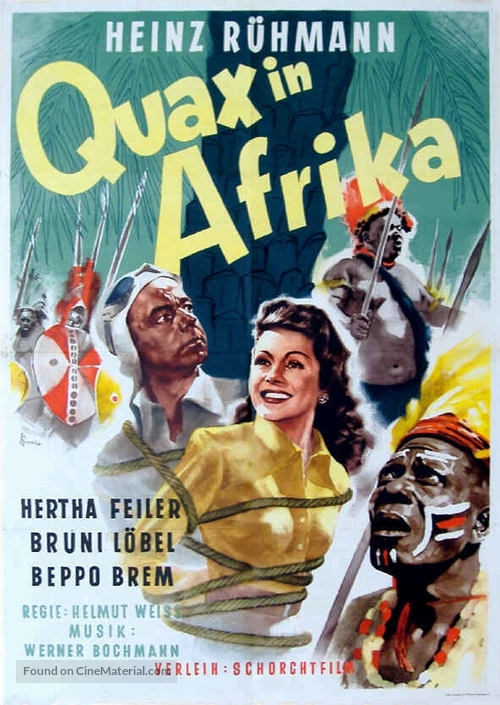 Quax in Afrika - German Movie Poster
