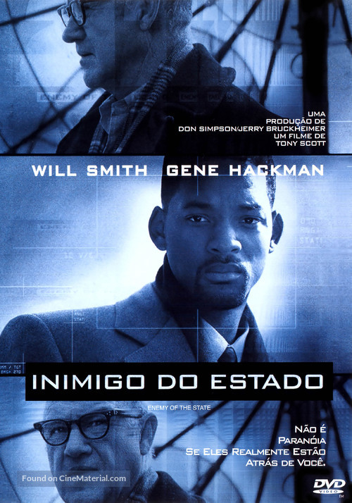 Enemy Of The State - Brazilian DVD movie cover