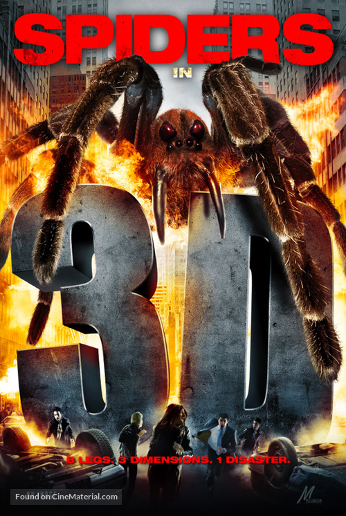 Spiders 3D - DVD movie cover