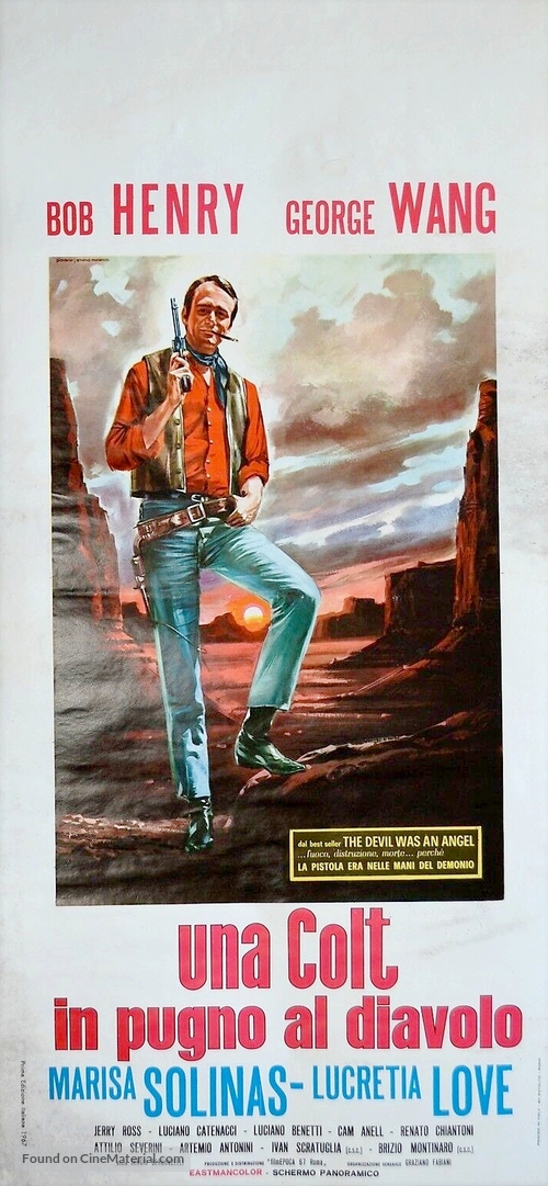 Una colt in pugno al diavolo - Italian Movie Poster