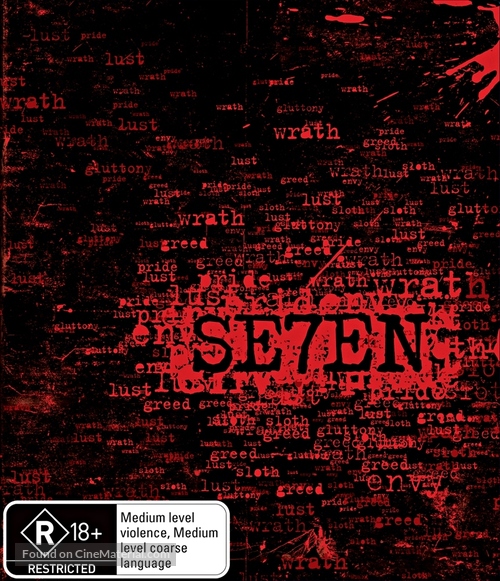 Se7en - Australian Blu-Ray movie cover