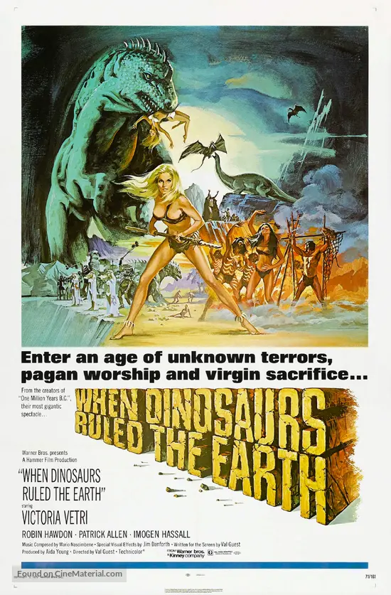 When Dinosaurs Ruled the Earth - Movie Poster