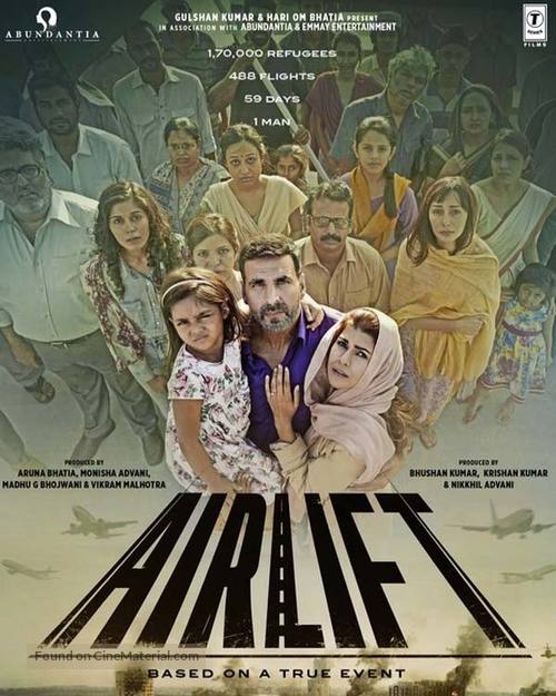 Airlift - Indian Movie Poster