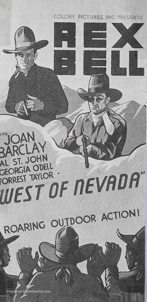 West of Nevada - Movie Poster