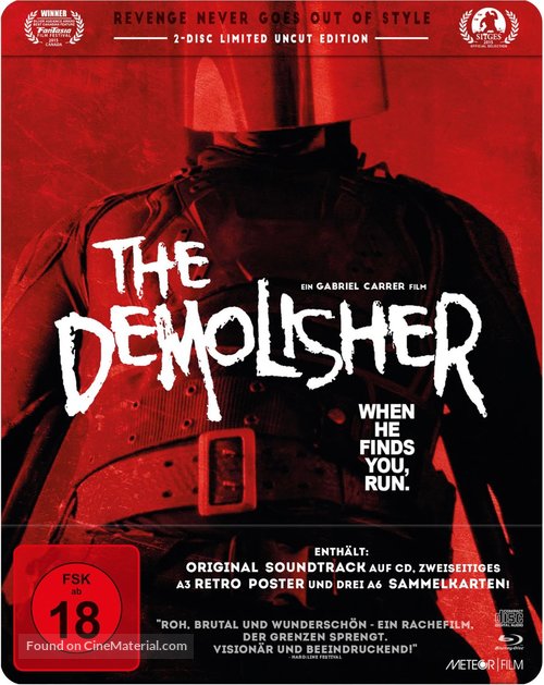 The Demolisher - German Blu-Ray movie cover