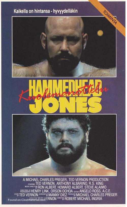 Hammerhead Jones - Finnish VHS movie cover