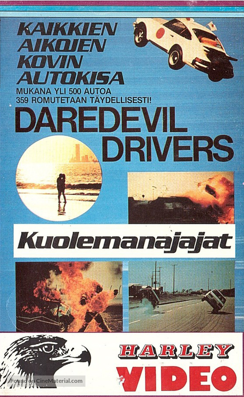 Daredevil Drivers - Finnish VHS movie cover