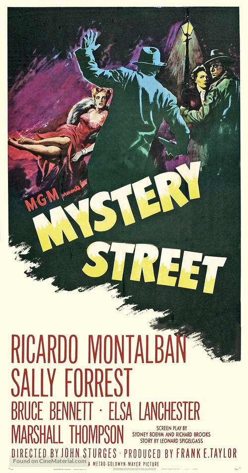 Mystery Street - Movie Poster