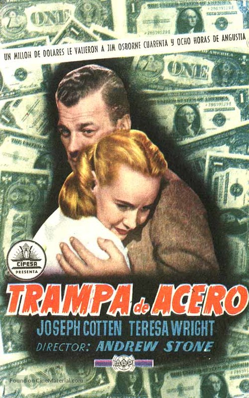 The Steel Trap - Spanish Movie Poster