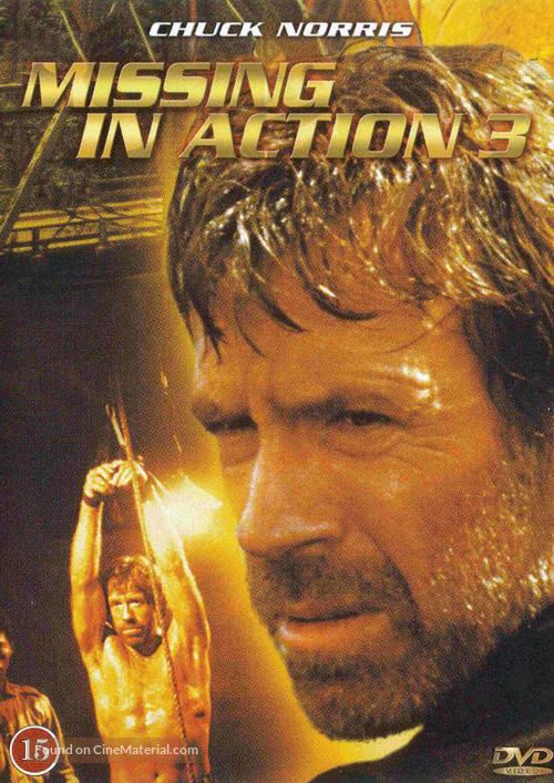 Braddock: Missing in Action III - Danish DVD movie cover