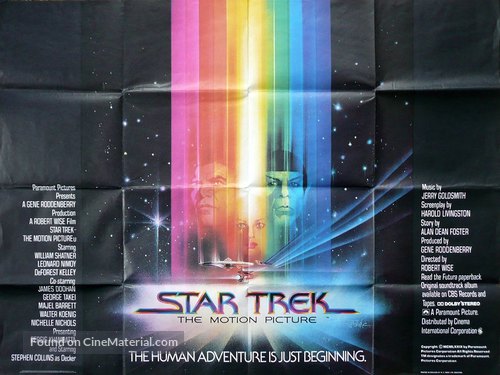 Star Trek: The Motion Picture - British Movie Poster