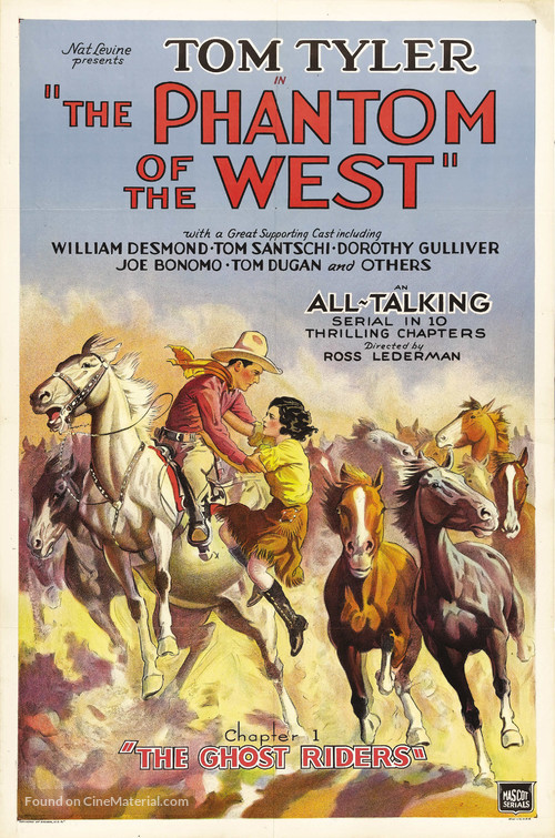 The Phantom of the West - Movie Poster