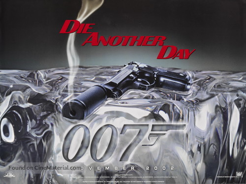 Die Another Day - British Movie Poster