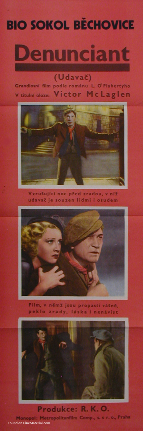 The Informer - Czech poster