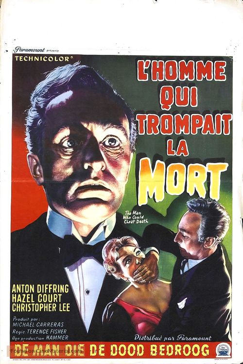 The Man Who Could Cheat Death - Belgian Movie Poster