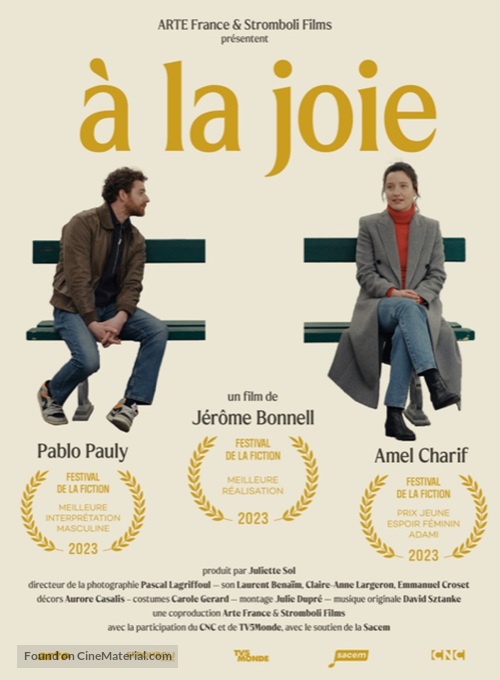 &Agrave; la joie - French Movie Poster