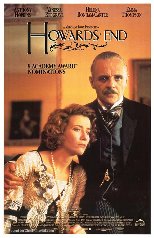 Howards End - Canadian Movie Poster