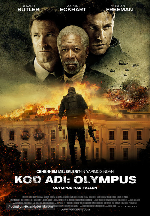 Olympus Has Fallen - Turkish Movie Poster