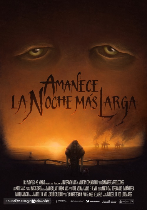 Amanece la Noche m&aacute;s Larga - Spanish Movie Poster