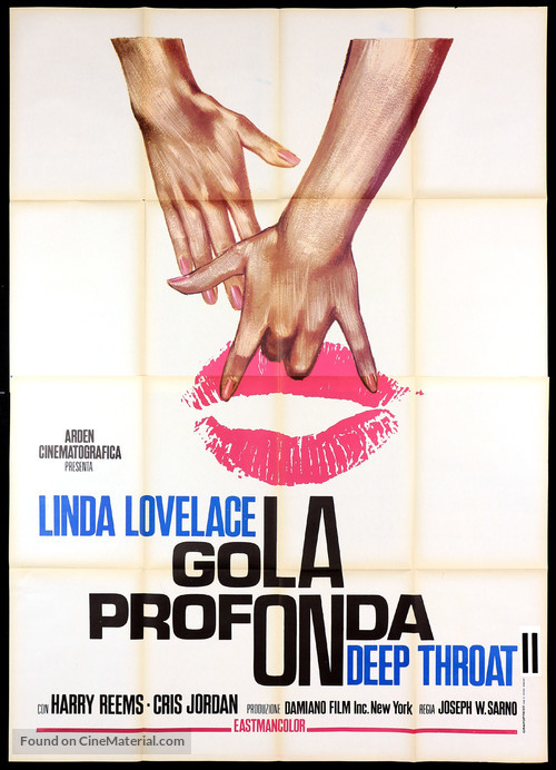 Deep Throat Part II - Italian Movie Poster