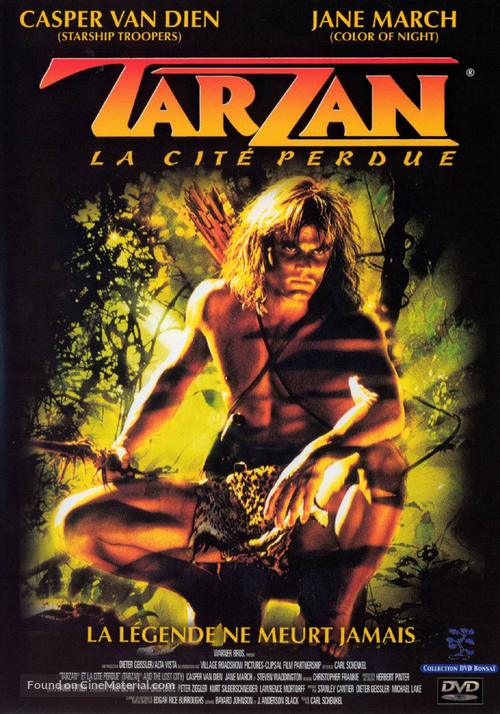 Tarzan and the Lost City - French DVD movie cover