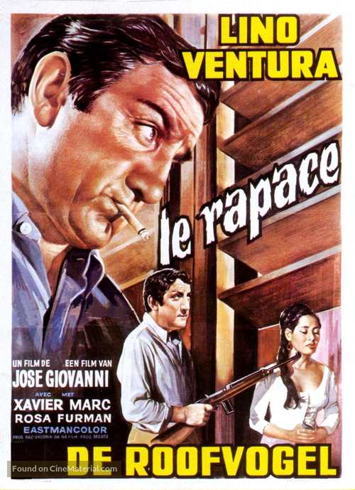 Le rapace - Belgian Movie Poster