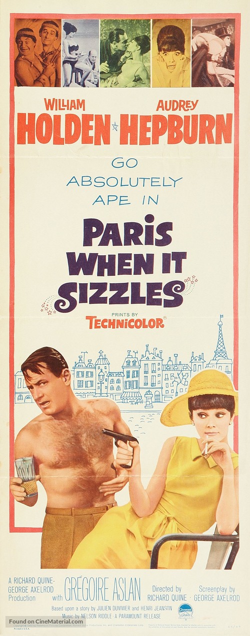 Paris - When It Sizzles - Movie Poster