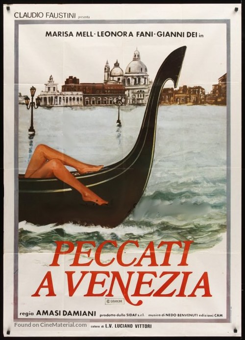 Peccati a Venezia - Italian Movie Poster